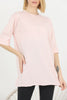 Women's Oversized Detail Cotton T-Shirt MEPST552