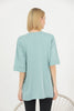 Women's Oversized Detail Cotton T-Shirt MEPST554