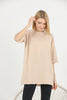 Women's Oversized Detail Cotton T-Shirt MEPST555