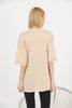 Women's Oversized Detail Cotton T-Shirt MEPST555