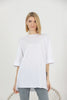 Women's Oversized Detail Cotton T-Shirt MEPST557