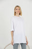 Women's Oversized Detail Cotton T-Shirt MEPST557
