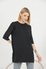 Women's Oversized Detail Cotton T-Shirt MEPST556