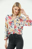 Women's Printed Pocket Detail Top - WST376