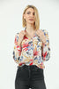 Women's Printed Pocket Detail Top - WST376