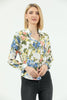 Women's Printed Pocket Detail Top - WST377