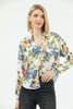 Women's Printed Pocket Detail Top - WST377