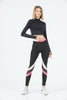 Women's Mesh Panel Detail Active Wear Leggings - WAL138