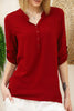 Women's Button Detail Top - WST398