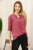 Women's Button Detail Top - WST407