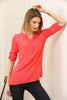 Women's Button Detail Top - WST409