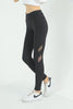 Women's Mesh Panel Detail Active Wear Leggings - WAL141