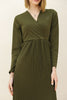Women's Pleated Tie Detail Maxi Dress - MWMSD197