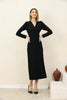 Women's Pleated Tie Detail Maxi Dress - MWMSD201