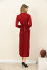 Women's Pleated Tie Detail Maxi Dress - MWMSD200