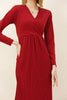 Women's Pleated Tie Detail Maxi Dress - MWMSD200