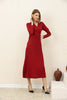 Women's Pleated Tie Detail Maxi Dress - MWMSD200