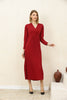 Women's Pleated Tie Detail Maxi Dress - MWMSD200