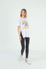 Women's Oversized Printed Detail Cotton T-Shirt MEPST584