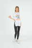 Women's Oversized Printed Detail Cotton T-Shirt MEPST584