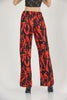 Women's Printed Wide Leg Pants - MWPWLP6