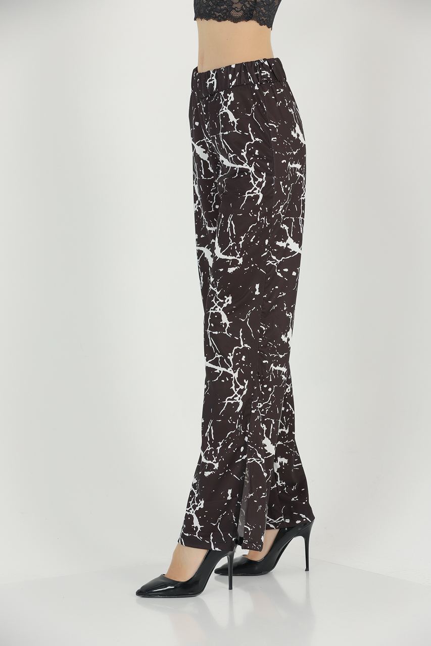 Women's Printed Wide Leg Pants - MWPWLP7