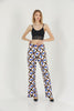 Women's Printed Wide Leg Pants - MWPWLP8