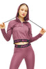 Women's 2 Piece Text Print Active Wear Co Ord Set - WACO46