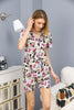 Women's 2 Piece Printed Night Wear Co Ord Set - WNCS122