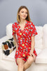 Women's 2 Piece Printed Night Wear Co Ord Set - WNCS125