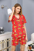 Women's 2 Piece Printed Night Wear Co Ord Set - WNCS126