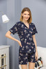 Women's 2 Piece Printed Night Wear Co Ord Set - WNCS127