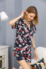 Women's 2 Piece Printed Night Wear Co Ord Set - WNCS131