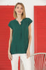 Women's Button Detail Top - WST448