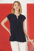 Women's Button Detail Top - WST449