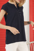 Women's Button Detail Top - WST449