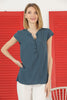 Women's Button Detail Top - WST453