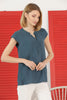 Women's Button Detail Top - WST453