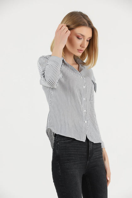 Women's Button Detail Top - WST456