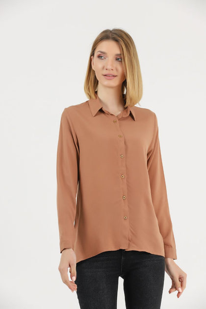 Women's Button Detail Top - WST474