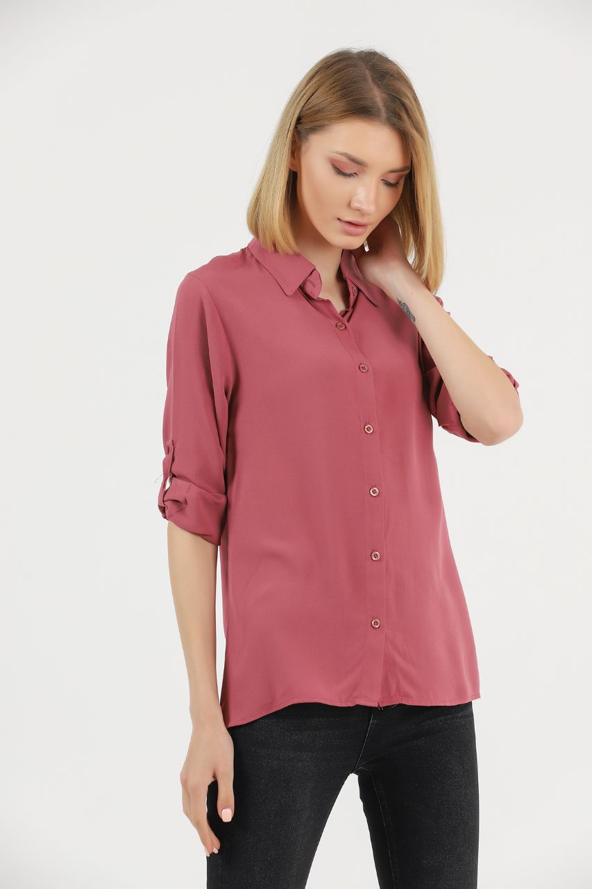 Women's Button Detail Top - WST476