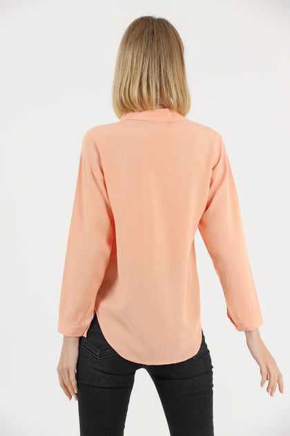 Women's Button Detail Top - WST481