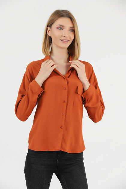 Women's Button Detail Top - WST482