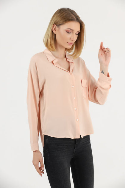 Women's Button Detail Top - WST483