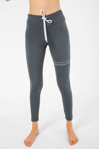 Women's Striped Detail Active Wear Leggings - WAL144