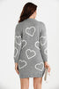 Womens Knitted Pattern Detail Dress MEWKND438
