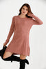 Womens Knitted Pattern Detail Dress MEWKND463