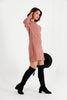 Womens Knitted Pattern Detail Dress MEWKND463