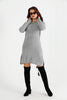 Womens Knitted Pattern Detail Dress MEWKND464