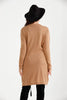 Womens Knitted Pattern Detail Dress MEWKND467